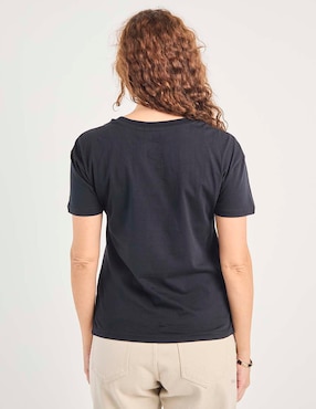 Playera manga corta Weekend cuello redondo para mujer