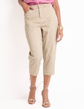 Pantalón capri Weekend straigh para mujer