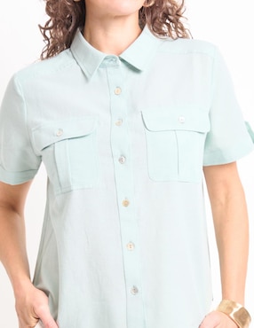 Blusa manga larga para mujer