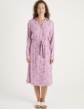 Vestido midi casual Disney Dtr Stitch para mujer