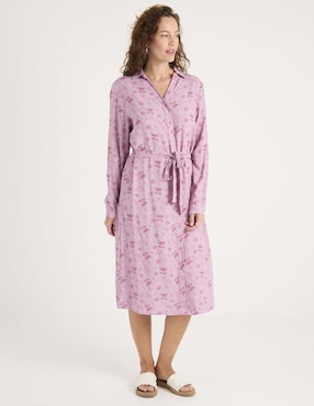 Vestido midi casual Disney Dtr Stitch para mujer