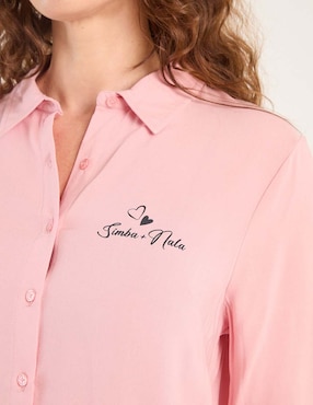Blusa manga larga para mujer