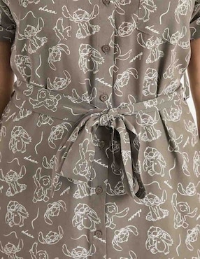 Vestido 3/4 casual Disney Dtr Stitch para mujer