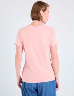 Playera manga corta Disney DTR cuello redondo para mujer