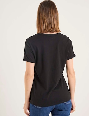 Playera manga corta Disney Dtr Cheshire Cat cuello redondo para mujer