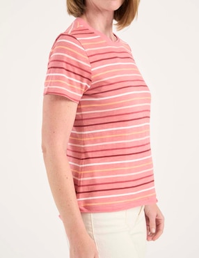 Playera manga corta Weekend cuello redondo para mujer