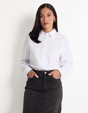 Blusa manga larga para mujer