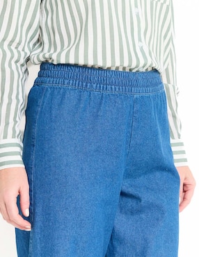 Pantalón capri Weekend straight para mujer