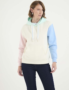 Sudadera con capucha y bolsa Weekend para mujer