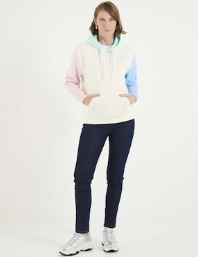 Sudadera con capucha y bolsa Weekend para mujer