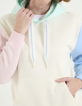 Sudadera con capucha y bolsa Weekend para mujer