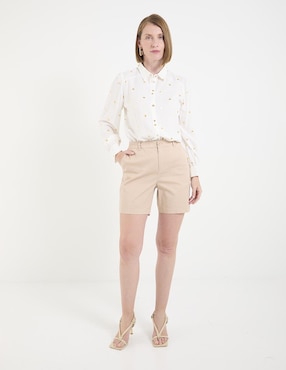 Blusa manga larga para mujer