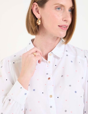 Blusa manga larga para mujer