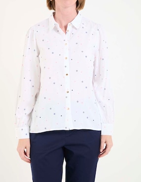 Blusa manga larga para mujer