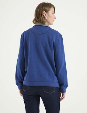 Sudadera con cuello a constraste Weekend para mujer