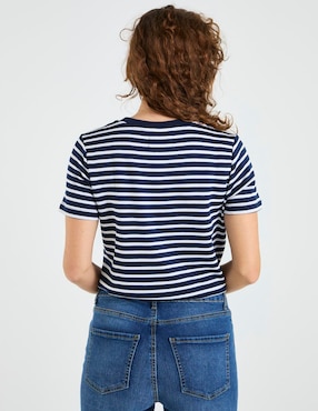 Playera manga corta Weekend cuello redondo para mujer