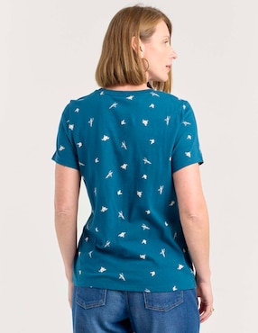 Playera manga corta Weekend cuello redondo para mujer