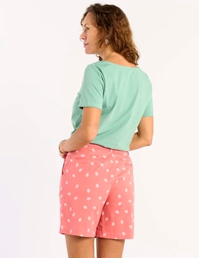 Playera manga corta Weekend cuello redondo para mujer