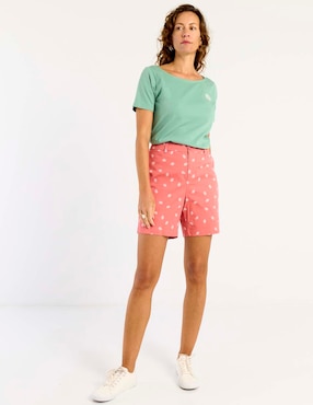 Playera manga corta Weekend cuello redondo para mujer