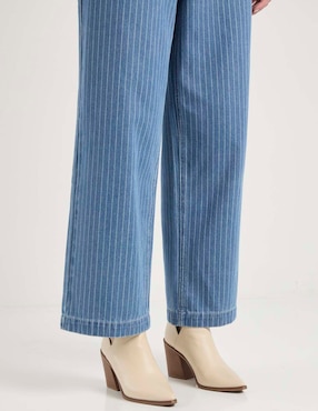 Jeans wide leg Weekend corte cintura para mujer