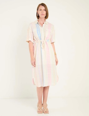 Vestido midi casual Weekend para mujer