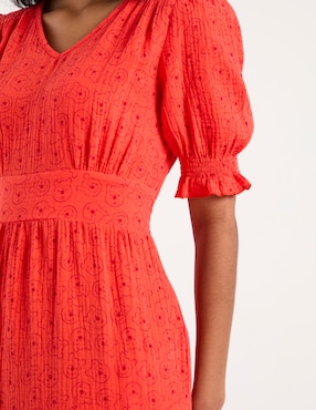 Vestido midi casual Disney DTR Winnie Pooh para mujer