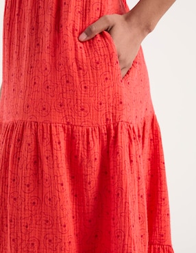 Vestido midi casual Disney DTR Winnie Pooh para mujer