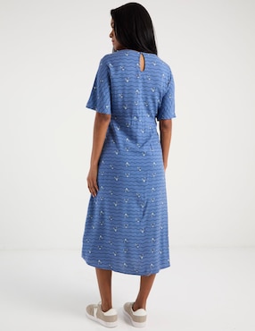 Vestido midi casual Disney DTR para mujer