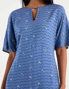 Vestido midi casual Disney DTR para mujer