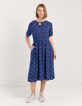 Vestido midi casual Disney DTR Mickey Mouse