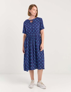 Vestido midi casual Disney DTR Mickey Mouse