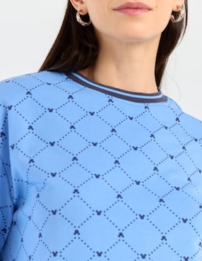 Sudadera con cuello a contraste Disney Dtr para mujer