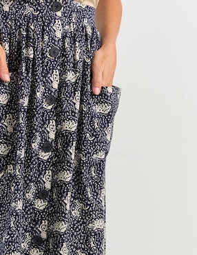 Falda midi Disney Dtr a la cintura