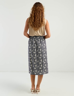 Falda midi Disney Dtr a la cintura