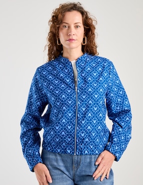 Chamarra casual Disney Dtr Mickey Mouse para mujer