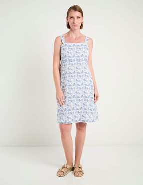 Vestido arriba de la rodilla casual Disney Dtr Stitch para mujer
