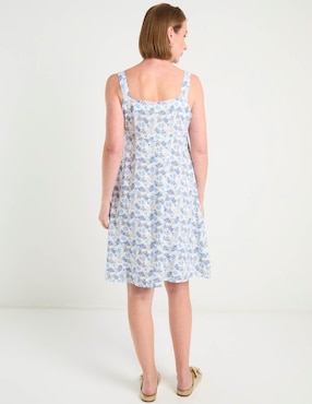 Vestido arriba de la rodilla casual Disney Dtr Stitch para mujer