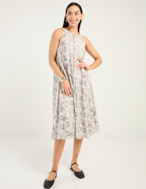 Vestido midi casual Weekend para mujer