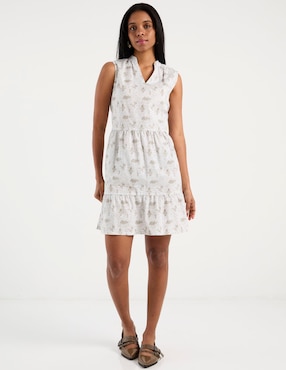 Vestido corto casual Disney DTR para mujer