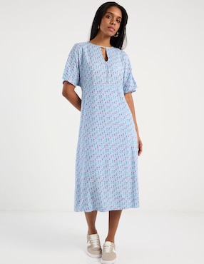 Vestido midi casual Disney DTR para mujer