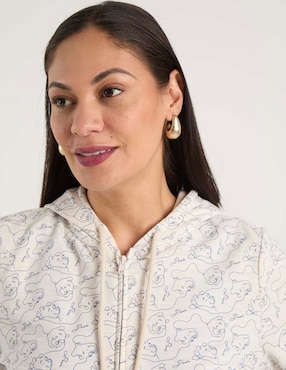 Sudadera con capucha y bolsa Disney Dtr Winnie the Pooh para mujer