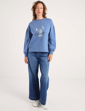Sudadera Disney Dtr Ohana para mujer