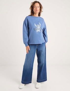 Sudadera Disney Dtr Ohana para mujer