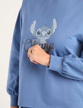 Sudadera Disney Dtr Ohana para mujer
