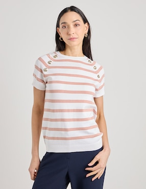 Blusa Weekend manga corta para mujer