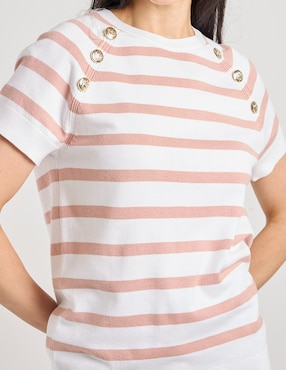 Blusa Weekend manga corta para mujer