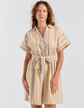 Jumpsuit Weekend casual estampado liso para mujer
