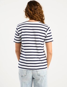 Playera manga corta Weekend cuello redondo para mujer