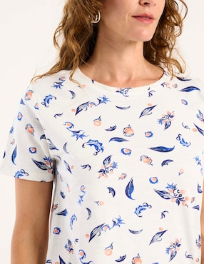 Playera manga corta Weekend cuello redondo para mujer