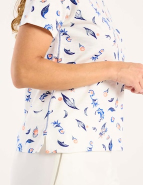Playera manga corta Weekend cuello redondo para mujer